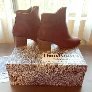 Ted & Muffy Womens Quebec Brown Ankle Boots